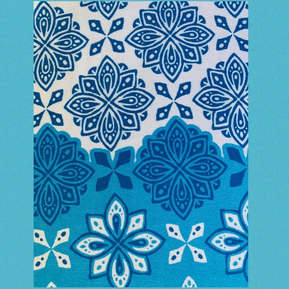 Hatley Lucy Shift Dress in Aqua Compass Rose - Picture 4 of 4